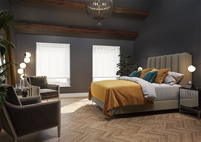 Ecowood Deluxe, Supreme White Fine Grain - Motorised Venetian Blind - Image 7